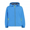 CMP rain jacket made of ripstop with hood (waterproof) regatta blue children